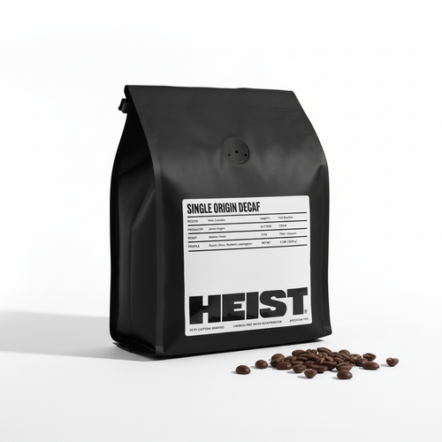 Heist Decaf clean product shot